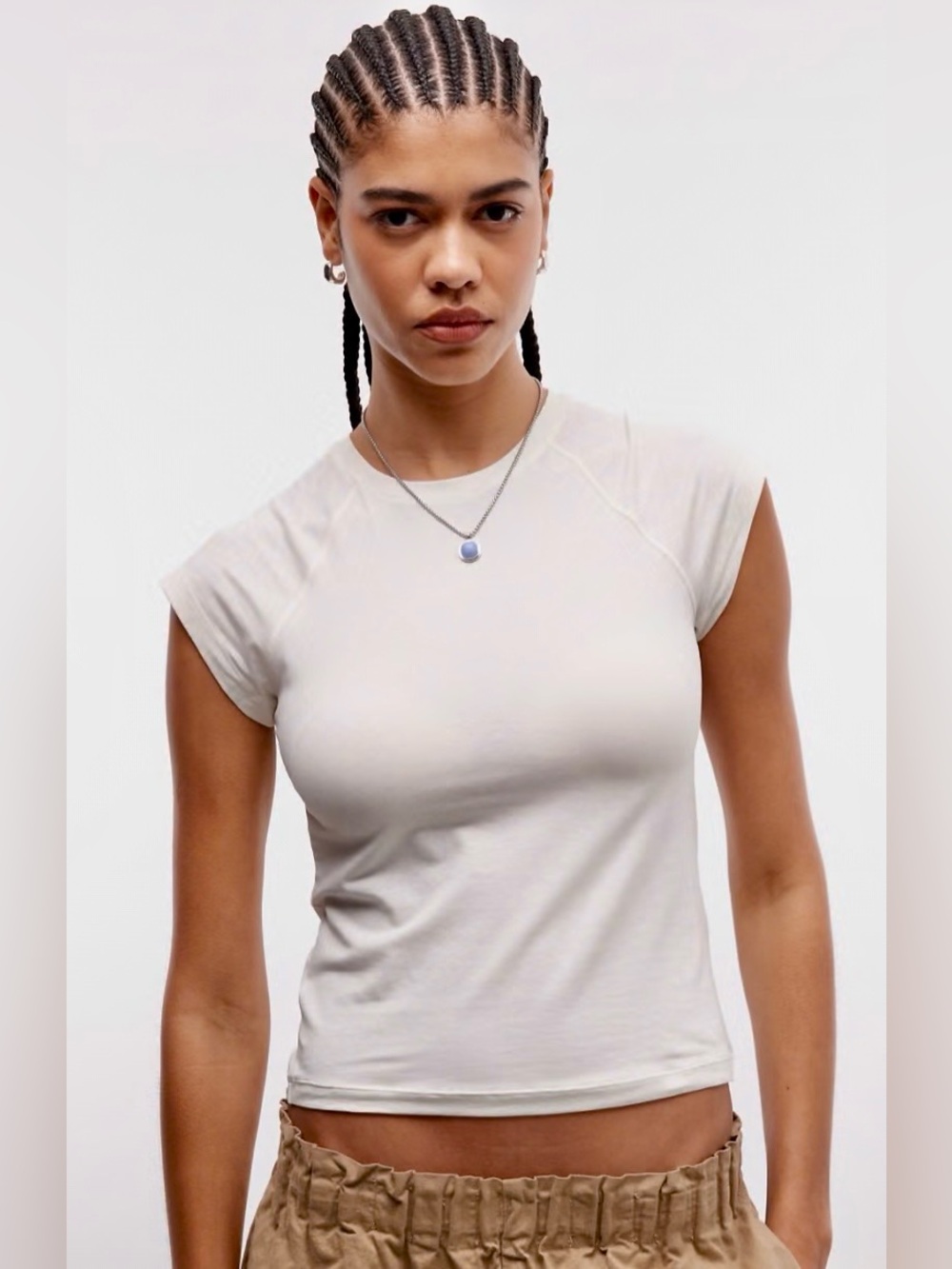 & Other Stories Cap-Sleeve T-Shirt Women’s Size XL
